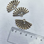 Міні декор Віяло срібло, фото 4