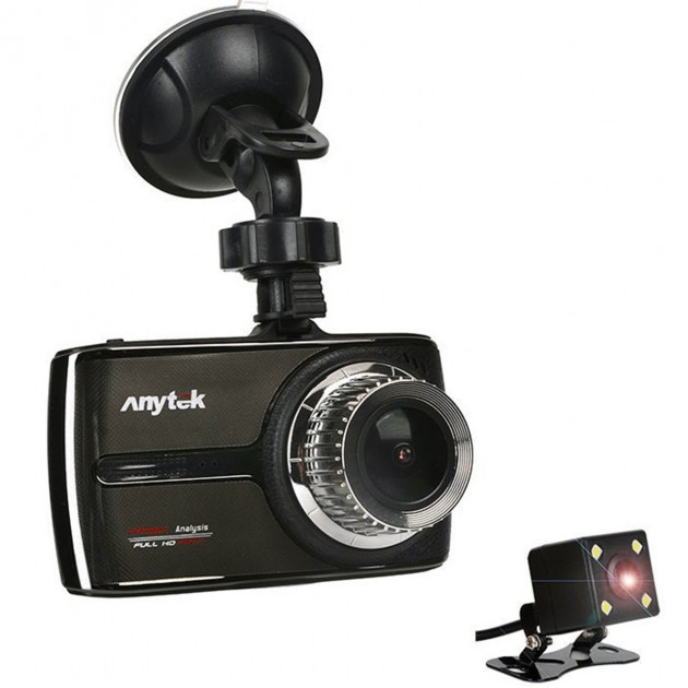 Відеореєстратор із записуванням звуку Car DVR Anytek G66 3.5 IPS G-Sensor IMX323 (3930-11403)
