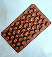 Форма силіконова для шоколаду Кавові зерна