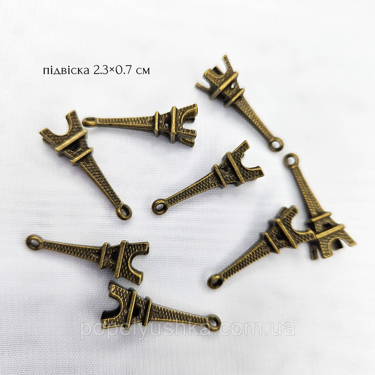 Ейфелева вежа 2.5 см. Бронза, фото 1