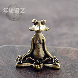 Фігурка Жаба Дзен, у вінтажному стилі для ароматичних паличок