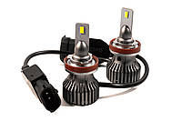 Комплект LED ламп HeadLight F1X H11 (PGJ19-2) 52W 12V 8400Lm с активным охлаждением (увеличенная светоотдача)