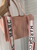 Женская сумка шоппер Марк Джейкобс розовая мини