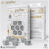 Набор из кубиков Harry Potter. Slytherin Modern Dice Set - Белая (7 шт.)