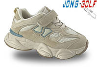 Стильні кросівки для дівчинки бежеві 27-32 детские кроссовки для девочки деми Jong Golf