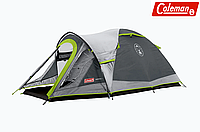 Палатка туристическая 2-х местная Coleman Darwin 2+ Black/Grey 100% оригинал Палатка кемпинговая