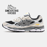 Мужские кроссовки Asics Gel NYC Dark Grey, Спортивные кроссовки Асикс гель на весну 45