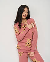 Флисовая пижама женская - мишки Тедди L A'T