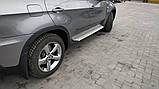 Пороги бічні ОЕМ підніжки BMW X5 E70 2007-2013, фото 4