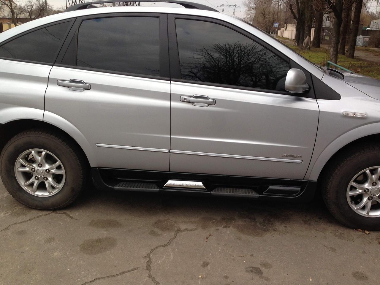 Пороги бічні SsangYong Actyon 2005-2015 (оригінальний дизайн), фото 1
