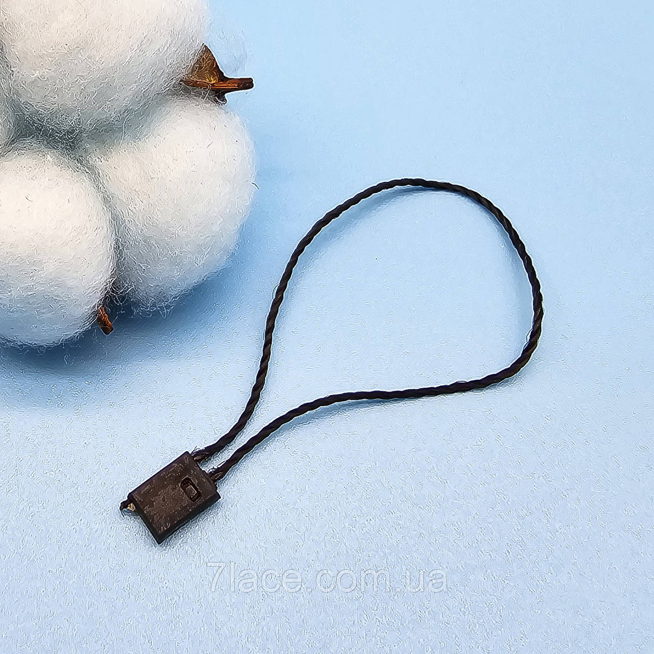 Пломба для бірок, біркотримач / колір чорний / замовлення від 1 упаковки (50 штук), фото 1