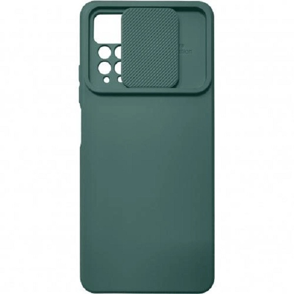 Чохол Soft Silicon CamShield Redmi Note 12 Pro 4G Green