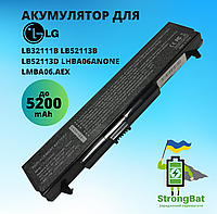 Аккумуляторна батарея для ноутбука LG LB32111B LB52113B LB52113D LHBA06ANONE LMBA06.AEX 5200 11.1