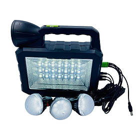 Сонячна компактна панель для зарядки Cclamp CL 28 + ліхтар з 3 світлодіодними лампами, 30 годин роботи