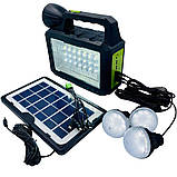 Портативна станція для зарядки Cclamp CL 28 + три світлодіодні лампи, сонячна панель та ліхтар, фото 2