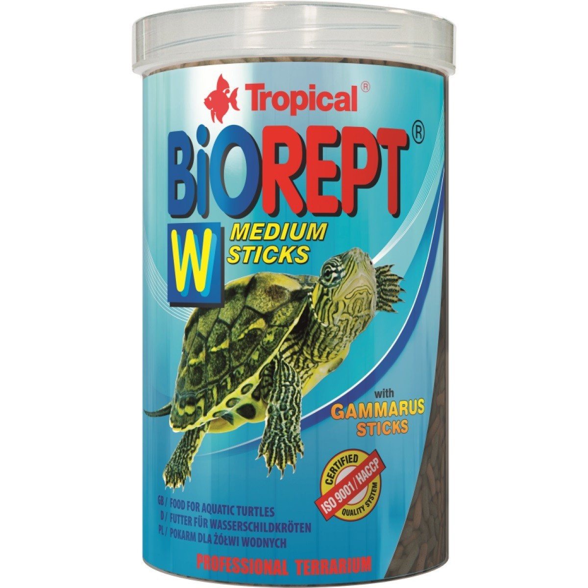 Корм Tropical Biorept W для земноводних і водних черепах 500 мл/150 г (11365)