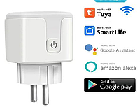 Розумна розетка Smart Wi-Fi Plug EU 16A, SmartLife, Amazon Alexa, Google Home Google Assistant