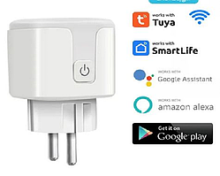 Розумна розетка  Smart Wi-Fi Plug EU 16A, SmartLife, Amazon Alexa, Google Home Google Assistant