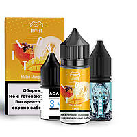 Набор для самозамеса солевой Flavorlab Love it 30 мл, 0-50 мг Melon Mango Papaya (Дыня Манго Папайя)-ЛВР