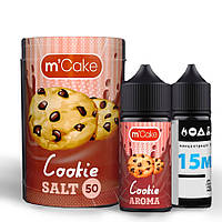 Набор для самозамеса солевой Flavorlab M-Cake 30 мл, 0-50 мг Cookie (Печенье)-ЛВР