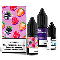 Набор для самозамеса солевой Flavorlab P1 10 мл, 0-50 мг Strawberry Blueberry Blackberry (Клубника Черника-ЛВР