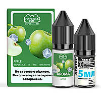 Набор для самозамеса солевой Flavorlab Disposable Puff 10 мл, 0-50 мг Apple (Яблоко)-ЛВР