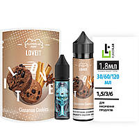 Набір для самозамісу органіка Flavorlab Love it 60 мл, 0-6 мг Cinnamon Cookies (Печиво з корицею)-ЛВР