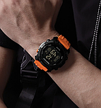 Гарний армійський електронний наручний годинник з секундоміром для військовослужбовців, фото 8