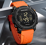 Гарний армійський електронний наручний годинник з секундоміром для військовослужбовців, фото 4