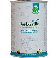 Влажный корм для собак Baskerville Holistic Rind und Lachs Лосось и говядина 400 г (4250231541827)