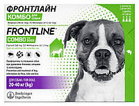 Капли на холке Boehringer Ingelheim Frontline Combo для собак от 20 до 40 кг 3 пипетки d