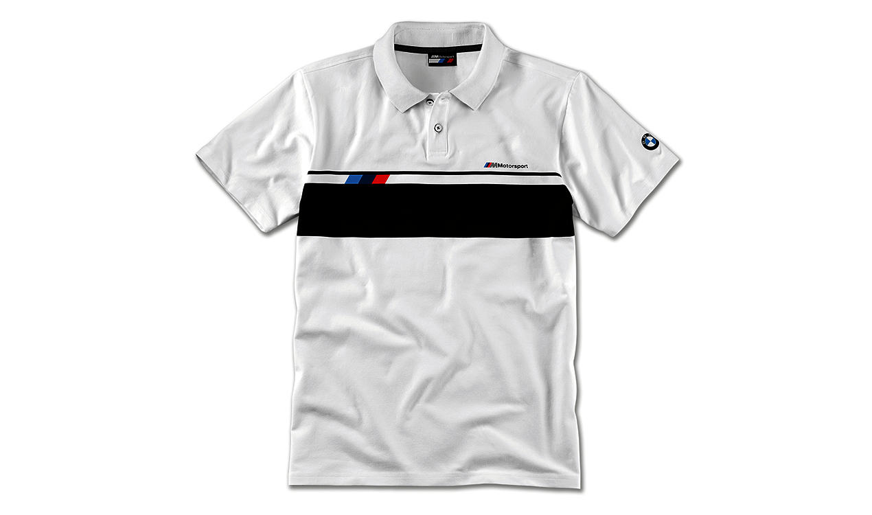 Чоловіча сорочка-поло BMW M Motorsport Polo-Shirt, Men, White