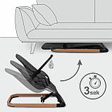 Крісло-гойдалка Kidwell LARO Black/Wooden, фото 5