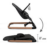 Крісло-гойдалка Kidwell LARO Black/Wooden, фото 8