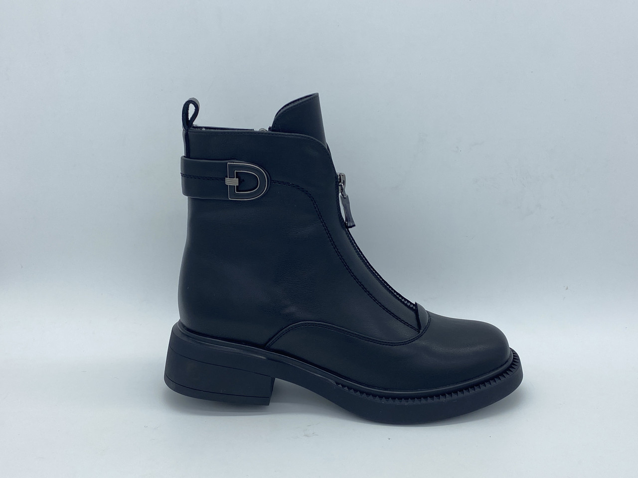 Чорні шкіряні черевики. Розміри: 33, 34, 35, 41, 42, 43. - фото 1 - id-p2103710255