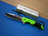 Ніж складаний Помічник Оutdoor Active Roper Green 21 см паракорд, фото 8