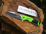 Ніж складаний Помічник Оutdoor Active Roper Green 21 см паракорд, фото 9