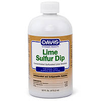 Антимікробний та антипаразитарний засіб Davis Lime Sulfur Dip для собак і котів 473 мл (87717907266)