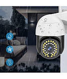 Вулична поворотна IP-камера відеоспостереження Wi-Fi Heckermann C19 + карта 16 ГБ, фото 2