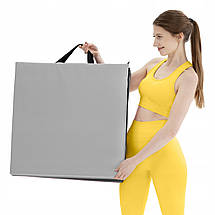 Мат гімнастичний складаний 4FIZJO 180 x 60 x 5 см 4FJ0571 Black/Grey Poland, фото 2