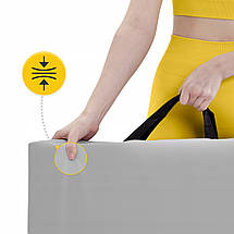 Мат гімнастичний складаний 4FIZJO 180 x 60 x 5 см 4FJ0571 Black/Grey Poland, фото 3