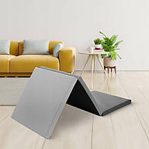 Мат гімнастичний складаний 4FIZJO 180 x 60 x 5 см 4FJ0571 Black/Grey Poland, фото 4