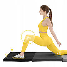 Мат гімнастичний складаний 4FIZJO 180 x 60 x 5 см 4FJ0571 Black/Grey Poland, фото 5