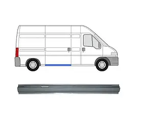 Ремчастина бока нижня права (коротка Ducato/Jumper/Boxer -06 база) (FPS). FP2092002