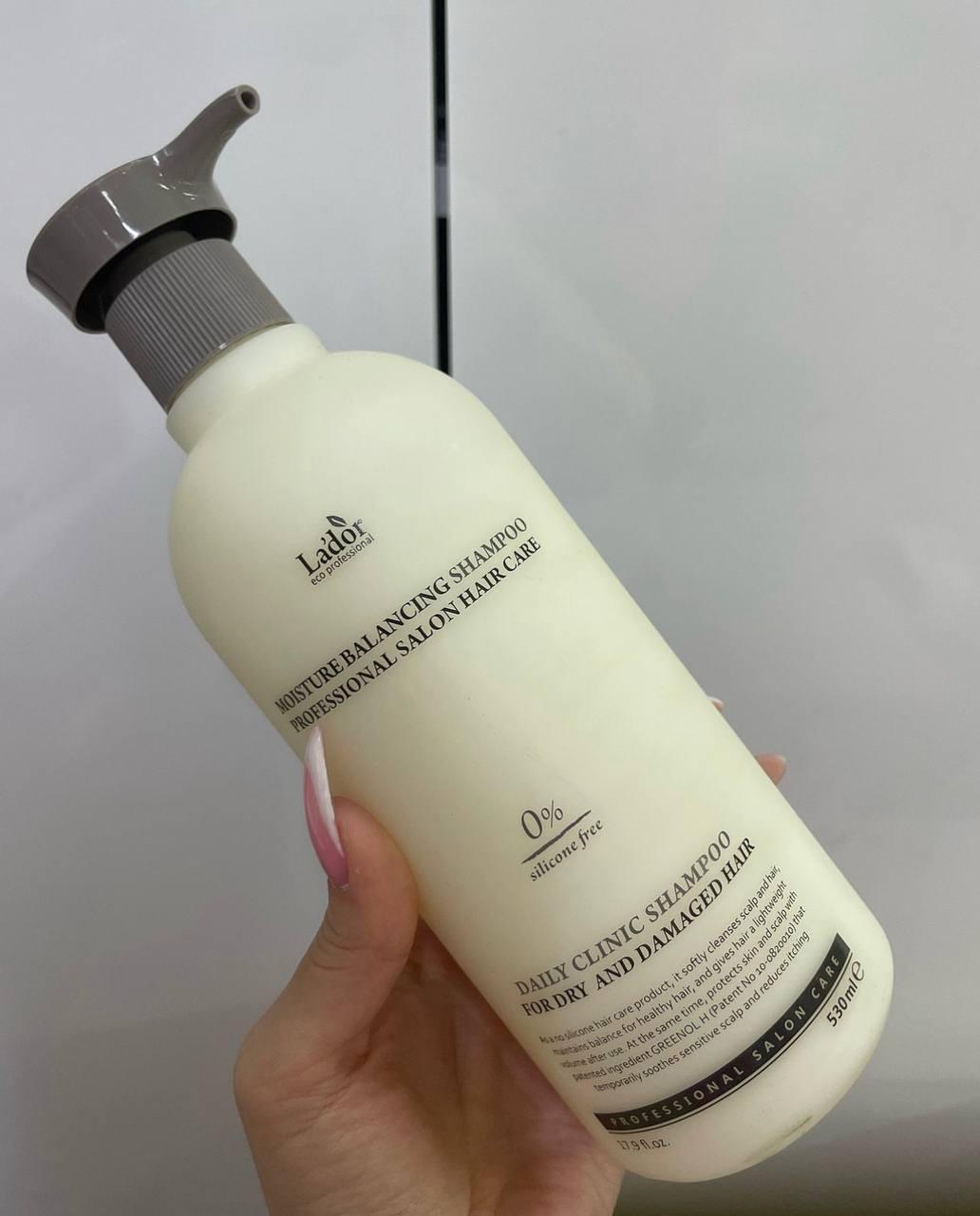 Шампунь для сухого та пошкодженого волосся зволожуючий La'dor Moisture Balancing Shampoo 530ml - фото 1 - id-p2103735047