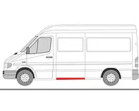 Ремчасть бока MERCEDES BUS SPRINTER 95-00 левая малая высота 20см. (FPS). FP3546004