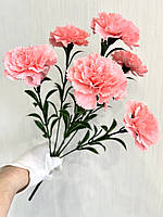 Букет штучних гвоздик. Гвоздика штучна (45 см, 7 гвоздиків), фото 4