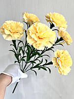 Букет штучних гвоздик. Гвоздика штучна (45 см, 7 гвоздиків), фото 9