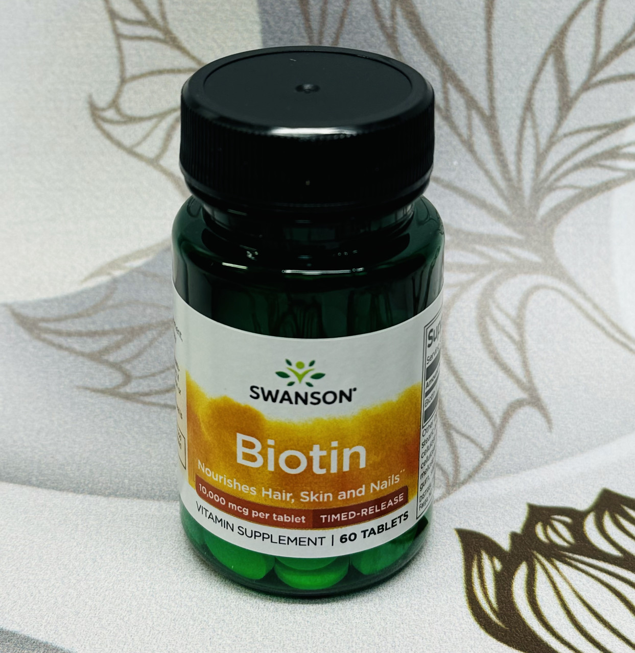 Біотин для красивої шкіри, волосся Swanson Biotin 10 000мг, фото 1