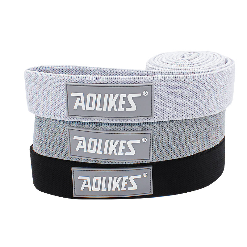 Набір гумок для фітнесу AOLIKES RB-3607 3шт Light gray+Gray+Black 12062-67048